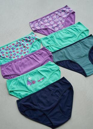 Набір жіночих трусиків тижневок батал - 7 шт. - 724123