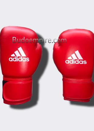 Боксерські рукавички з ліцензією aiba  ⁇  червоні  ⁇  adidas aibag12 фото