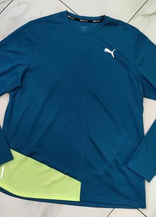 Чоловічий спортивний біговий лонгслів puma ignite long sleeve tee xxl (52-54)