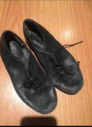 Туфли для бальных танцев натуральная кожа 18,5см1 фото