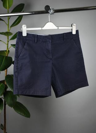 Tommy hilfiger женские шорты чиносы короткие синие размер 6