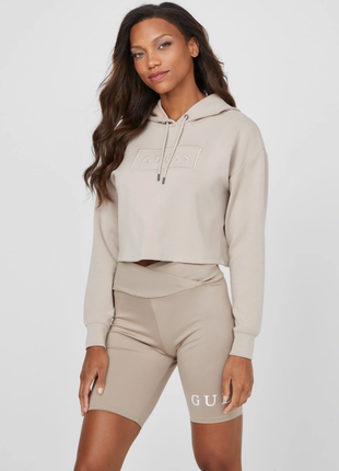 Женское укороченное худи guess