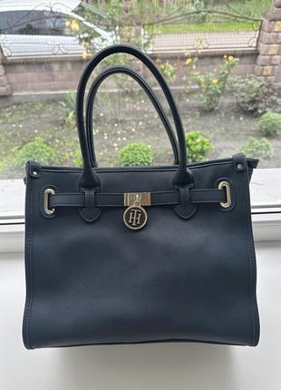 Tommy hilfiger american icon tote saffiano