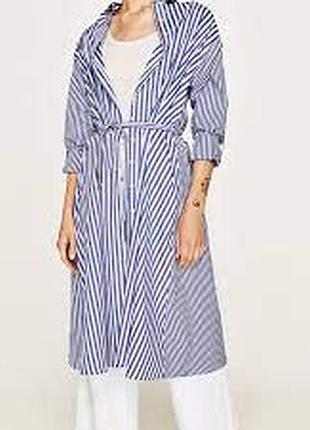 Шикарное платье, в полоску  zara