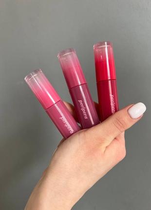 Глянцевий тінт для губ peripera ink mood glowy tint 05 cherry so what 4 г