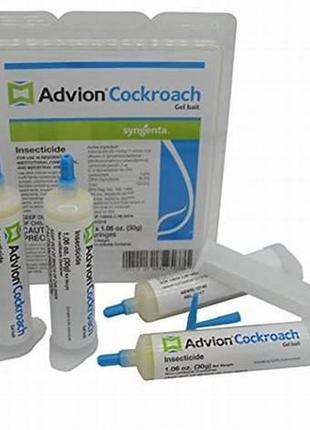 Гель від тарганів advion cockroach gel, шприц-тюбик 30 грамів2 фото