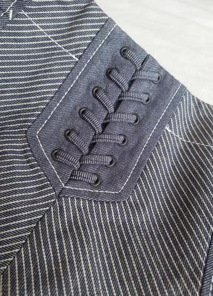 Джинсовая юбка с люверсами karen millen юбка размер 12/l6 фото