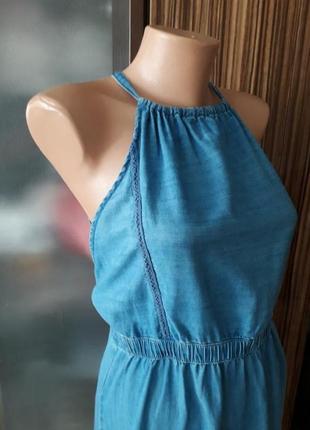 Джинсовый лёгкий летний сарафан платье yessica4 фото