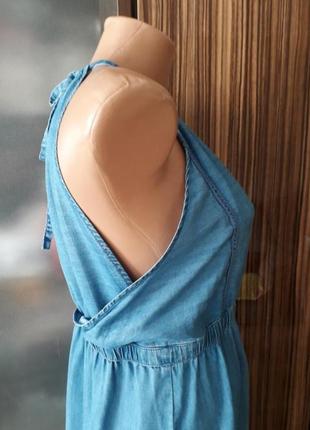 Джинсовый лёгкий летний сарафан платье yessica3 фото