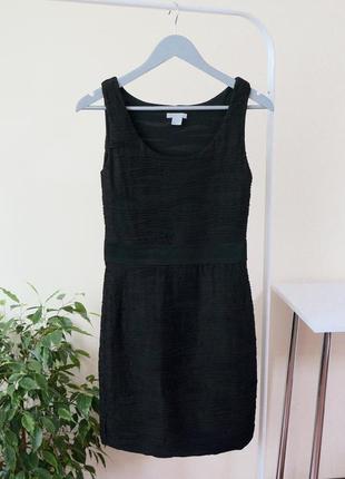 Сукня чорна міді h&m