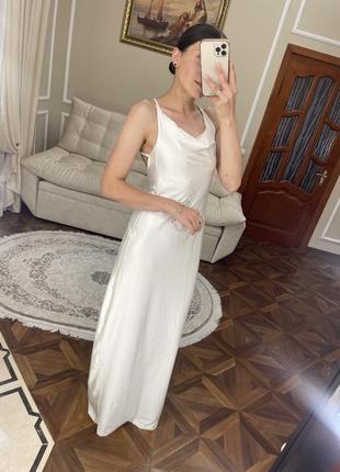 Белое платье, платье на роспись, свадебное платье5 фото