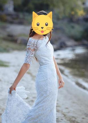 Свадебное платье силуэта русалочка {индивидуальный пошив}5 фото