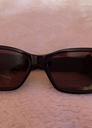 Солнцезащитные очки polaroid коричневый глянец