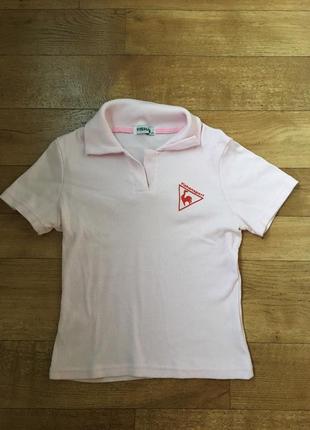 Футболка- поло. розовая футболка. нарядная футболка.