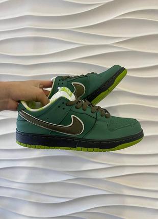 Кроссовки nike sb dunk green lobster