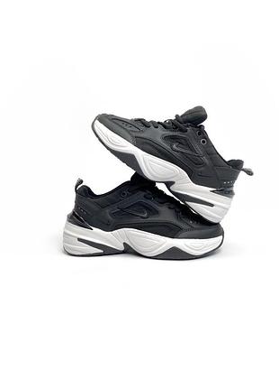 Женские кроссовки nike m2k tekno black white 36-37-38-39-40