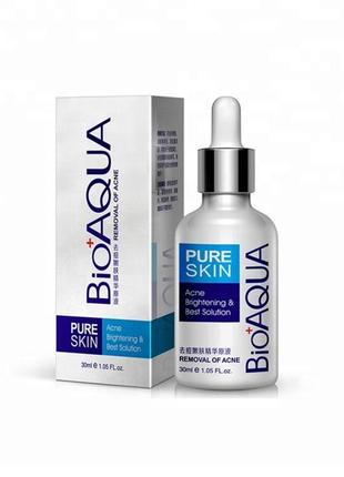 Сироватка анти акне bioaqua pure skin проти прищів і запалень, 30ml (0726)