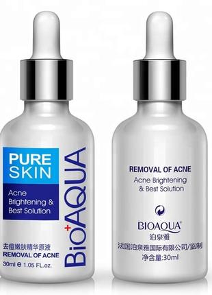 Сироватка анти акне bioaqua pure skin проти прищів і запалень, 30ml (0726)4 фото