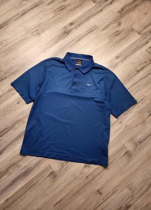 Футболка поло спортивна nike golf fit dry