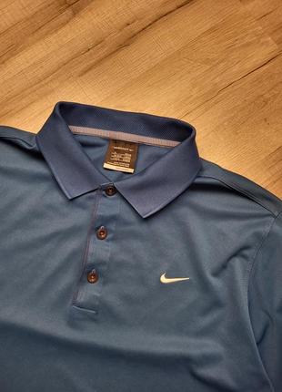 Футболка поло спортивна nike golf fit dry3 фото