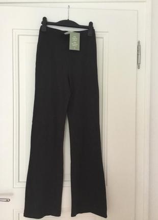 Брюки клеш легкие трикотажные h&m