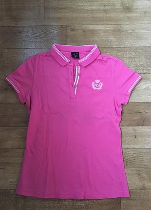 Футболка поло erke. розовая футболка. ультра модная футболка. нарядная футболка