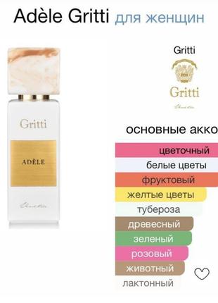 Роспив  парфума gritti adele 10