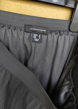 Плиссированная юбка миди на резинке primark atmosphere10 фото