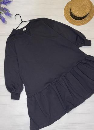 Сукня сіра 2-х нить спортивна від h&m