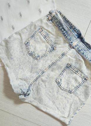 Фірмові стильні джинсові шорти tu з поясом3 фото