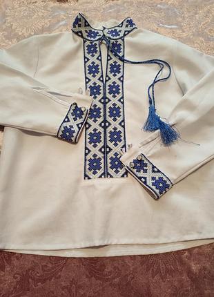 Вишиванка бісером на хлопчика
