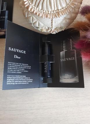 Dior sauvage, туалетна вода (пробник)2 фото