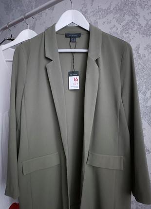 Новый блейзер пиджак оливковый prima62 фото