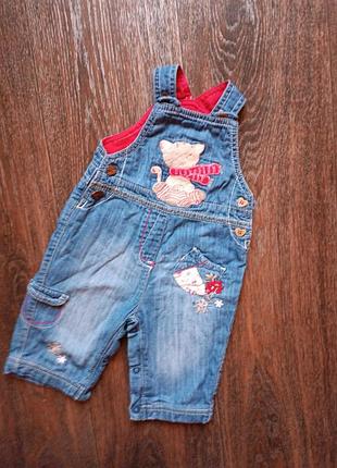 Джинсовый комбинезон ромпер next