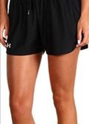 Спортивні шорти under armour ua heatgear play up shorts black