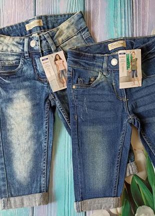 Шорты джинсовые, капри для девочки1 фото