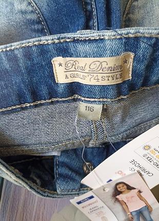 Шорты джинсовые, капри для девочки 5