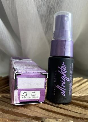 Спрей для фиксации макияжа urban decay all nighter make up setting spray,2 фото