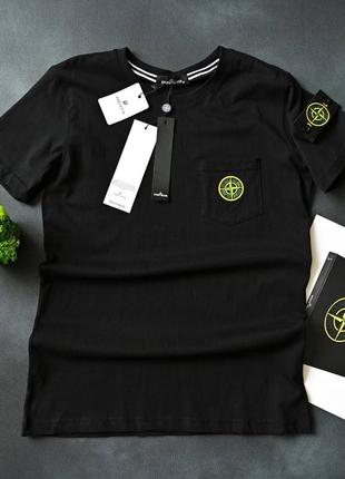 Шикарна та якісна футболка стон айленд/топ якість stone island на літо