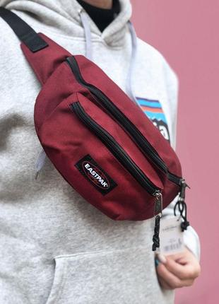 Бананка eastpak doggy bag sailor красная поясная сумка1 фото