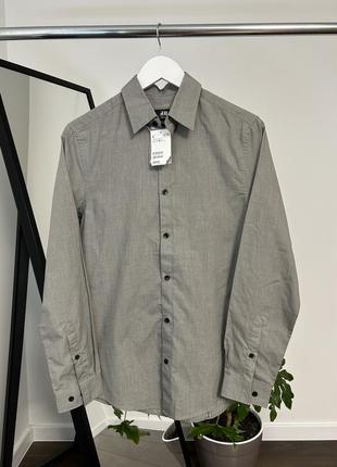 Новая базовая мужская рубашка h&amp;m распродаж акция