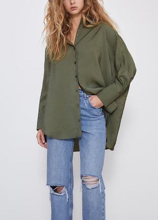 Стильна оверсайз блуза zara