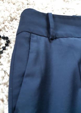 Классические шерстяные брюки  , темно синие, р. 48-505 фото