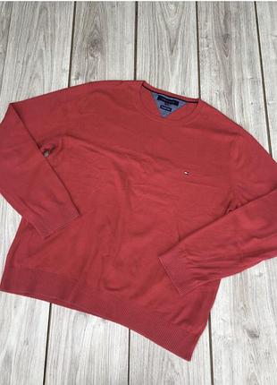 Светр tommy hilfiger стильный актуальный джемпер тренд