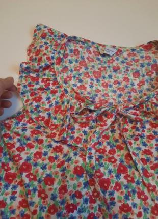 Стильная блуза коттон батал, размер xl/2xl3 фото