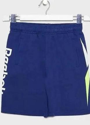 Детские флисовые шорты reebok junior vector ew8612