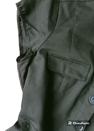 Платье платье h&м, черная с пуговицами и карманами, короткий рукав, размер s