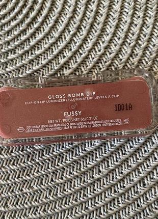 Блиск для губ fenty beauty by rihanna gloss bomb dip clip on lip luminizer fenty glow, 6g2 фото