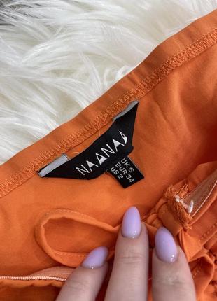 Оранжевый топ корсет блуза со шнуровкой2 фото