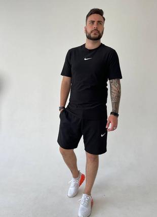 Спортивный летний костюм nike мужской,спортивный костюм на лето,комплект двойка футболка шорты